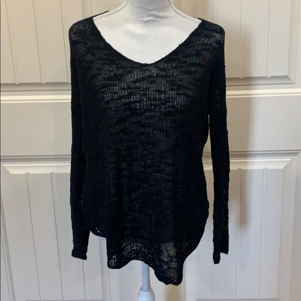 Helmet Lang Silk Knit Sweater